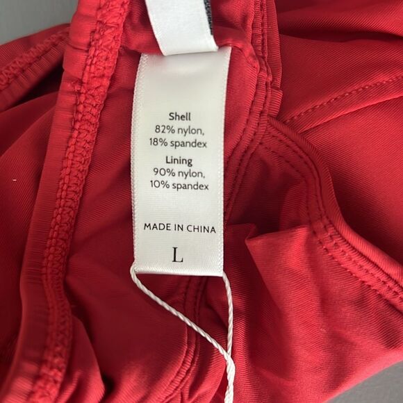 NWT Andie Swim The Belize Top in Flat Cherry Red Size L - Picture 6 of 10